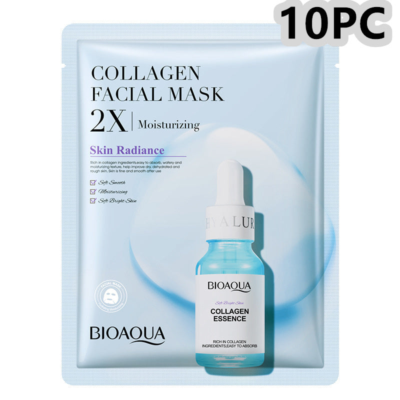 Collagen Face Mask with Hyaluronic Acid for Radiant Skin