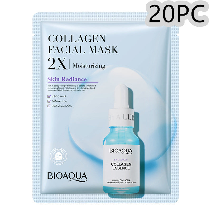 Collagen Face Mask with Hyaluronic Acid for Radiant Skin