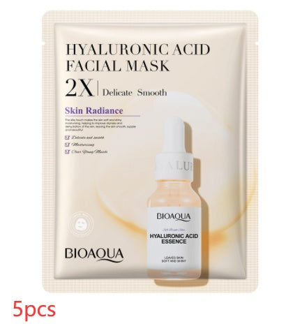 Mascarilla Facial de Colágeno con Acido Hialurónico para Piel Radiante